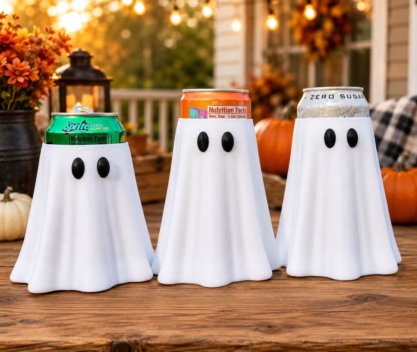 Ghost 3D printed can holder