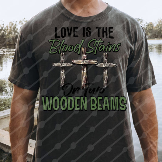 Love is the blood stains