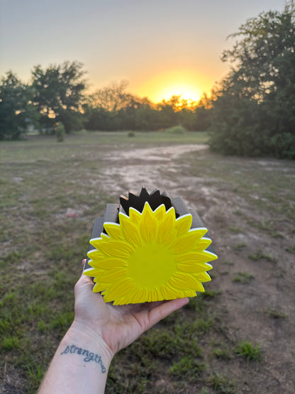Sunflower bath and body works soap holder