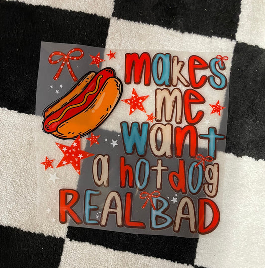 Makes me want a hot dog real bad
