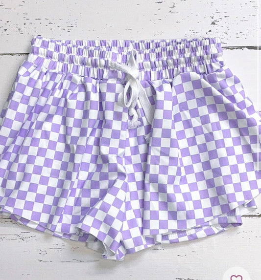 Purple checkered