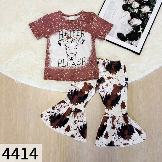 Heifer please cow print set