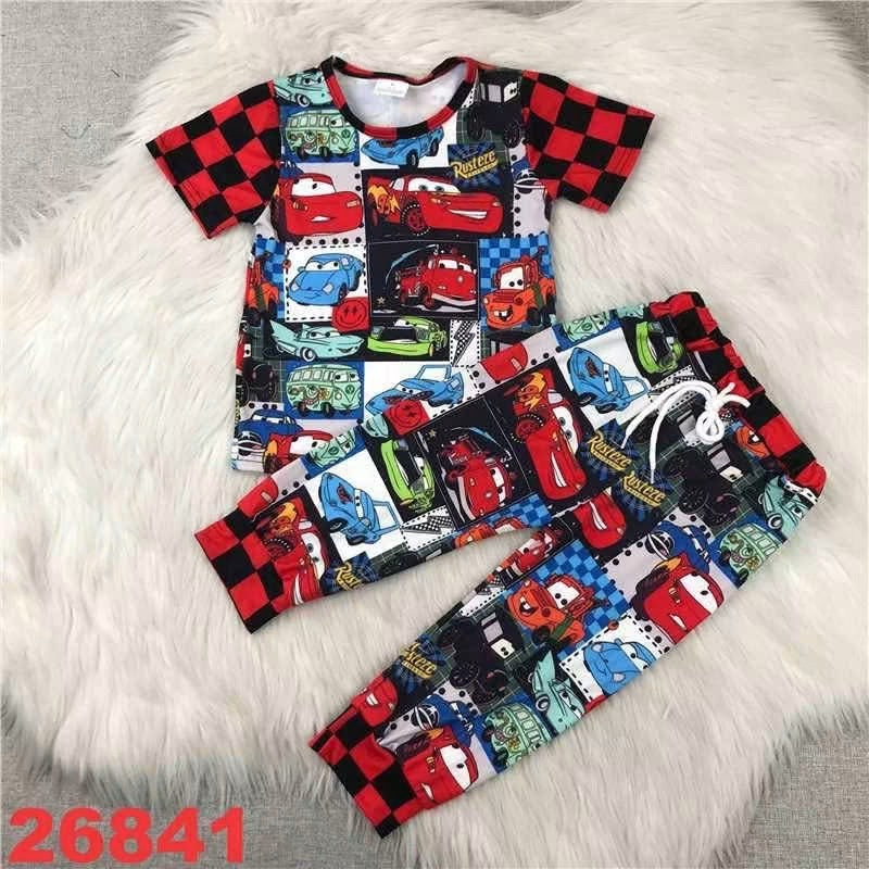 Red checkered cars
