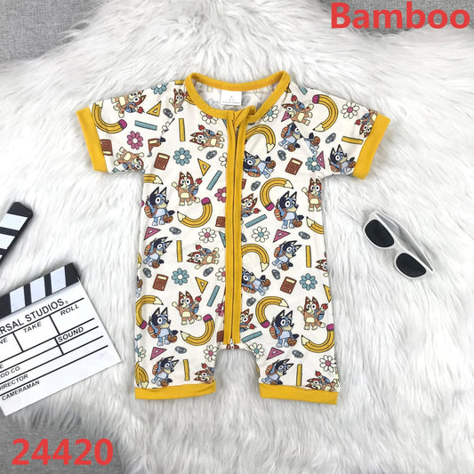 Back to school bluey shorten