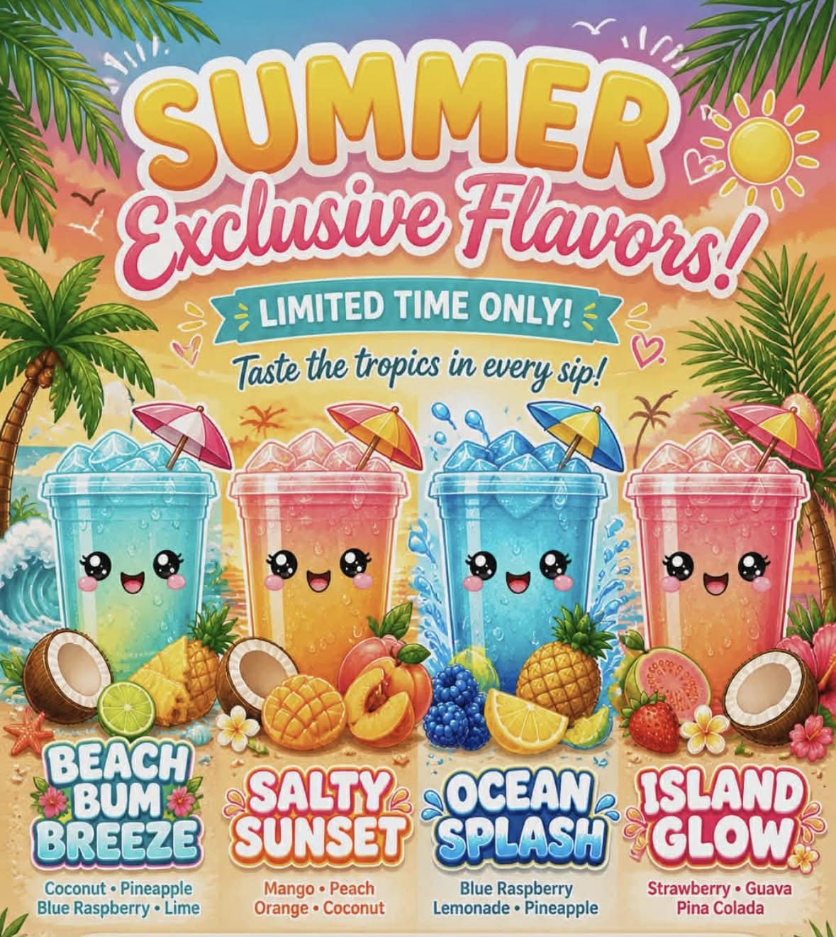 Summer exclusive flavors
