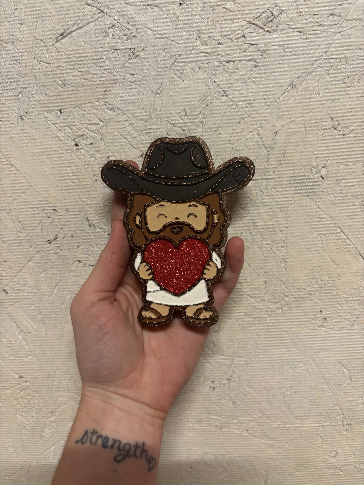 Jesus with a big heart
