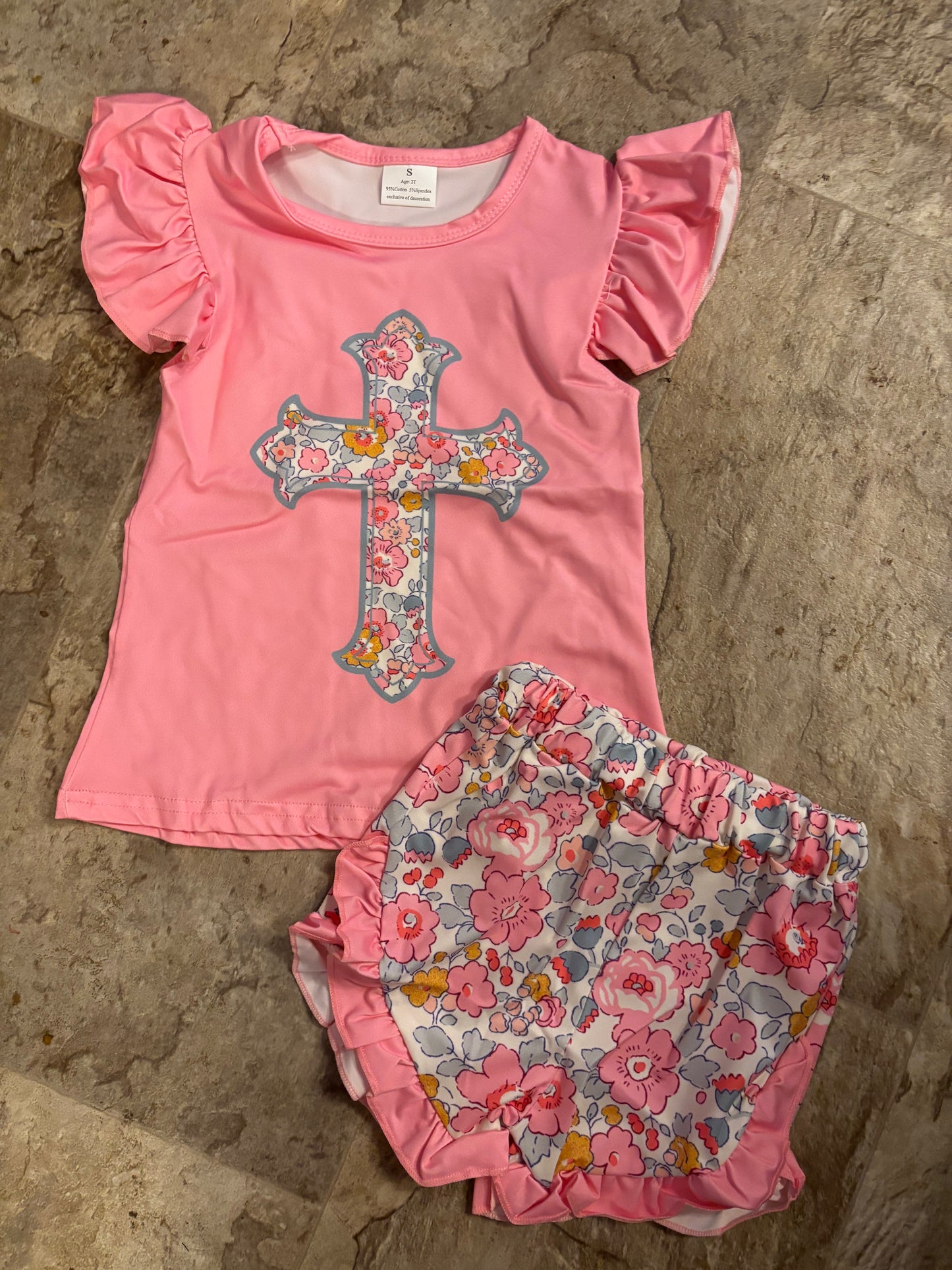 Floral cross set
